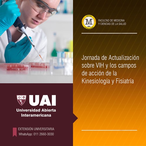 Jornada de Actualización sobre VIH y los campos de acción de la Kinesiología y Fisiatría